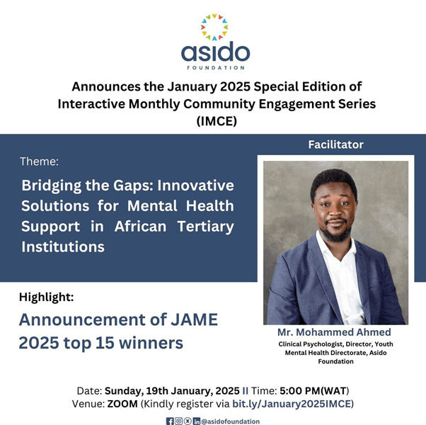 Bridging the Gaps: Innovative Solutions for Mental Health Support in African Tertiary Institutions